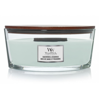 woodwick - Woodwick Sagewood & Seagrass Scented Candle kvapioji žvakė, 275 g - 3 nuotrauka