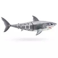 zaislai ryklys - Zuru Robo Alive Didysis Baltasis Ryklys 71126, pilka (Grey) - 4 nuotrauka