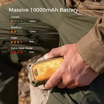 siltukai - Ocoopa UT4 Extreme 2x5000 mAh rankų šildytuvas su powerbank funkcija, USB-C, Juodas (Black) - 10 nuotrauka