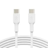 adapteriai type c - Belkin USB-C/USB-C kabelis 1m Baltas (White) - 2 nuotrauka