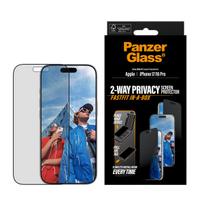 privacy screen protector iphone 16 pro - PanzerGlass Privacy Screen Protector w. black Frame iPhone 17/16 Pro - 6 nuotrauka