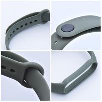 silikonine laikrodzio apyranke - OEM Silikoninė apyrankė Xiaomi Mi Band 5/6/7 Žalias (Green) - 3 nuotrauka
