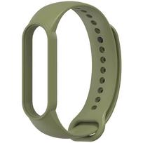 silikonine laikrodzio apyranke - OEM Silikoninė apyrankė Xiaomi Mi Band 5/6/7 Žalias (Green) - 4 nuotrauka