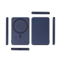 magsafe 5000 - Forcell F-Energy Slim F5K9, 5000mAh, 15W, MagSafe, tamsiai mėlynas - 2 nuotrauka