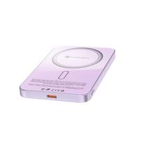magsafe 5000 - Forcell F-Energy SuperSlim F5K8, 5000mAh, 15W, MagSafe, violetinė - 10 nuotrauka