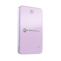 magsafe 5000 - Forcell F-Energy SuperSlim F5K8, 5000mAh, 15W, MagSafe, violetinė - 11 nuotrauka