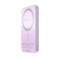 magsafe 5000 - Forcell F-Energy SuperSlim F5K8, 5000mAh, 15W, MagSafe, violetinė - 12 nuotrauka