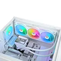 360mm aio - Thermaltake TH360 V3 Ultra ARGB Sync Snow Edition White - 2 nuotrauka
