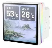 360mm aio - Thermaltake TH360 V3 Ultra ARGB Sync Snow Edition White - 5 nuotrauka