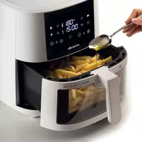 air fryer karsto oro gruzdintuve - Ariete Air Fryer 4630/03, 9L, balta (White) - 5 nuotrauka