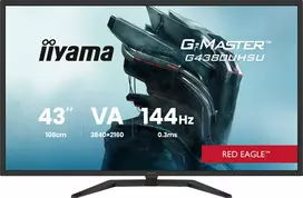 144hz monitoriai - iiyama G-Master G4380UHSU-B2 42.5", VA, 4K UHD, 144Hz - 8 nuotrauka