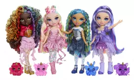 rainbow high leles - MGA Entertainment Rainbow High Shimmers with Slime - Violet - 3 nuotrauka