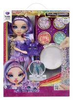 rainbow high leles - MGA Entertainment Rainbow High Shimmers with Slime - Violet - 9 nuotrauka