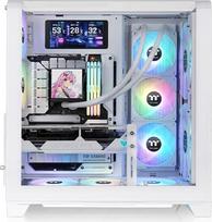 baltas korpusas - Thermaltake View 390 Air Snow Baltas (White) - 4 nuotrauka