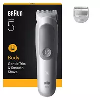 braun masinele - Braun Series 5 BG5500 Bodygroomer Pilkas (Grey) - 6 nuotrauka