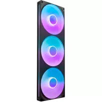 rgb ventiliatoriai - NZXT F420 RGB Core 140mm Case Fan Black - 2 nuotrauka