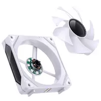 korpuso ventiliatorius - Jonsbo ZL-120W PWM ARGB 120mm White, 3 vnt. - 4 nuotrauka