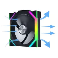 fan 120mm lian li - Lian Li UNI FAN SL Wireless 120 ARGB 3-Pack Juodas (Black) - 5 nuotrauka