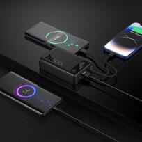 hoco power bank - Hoco J171A, 20000mAh, 22.5W, juodas (black) - 4 nuotrauka