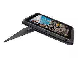 logitech deklas - Logitech Rugged Folio iPad 10th Gen Pilkas (Graphite) - 4 nuotrauka