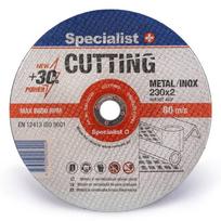 metalo pjovimo diskai - Pjovimo diskas Specialist  Cutting, 230 mm x 2 mm x 22 mm - 4 nuotrauka