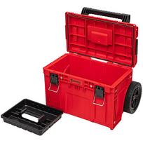 irankiu dezes su ratukais - Q-Brick SystemPRIMECARTREDUltraHDCUSTOM Q-Brick QBRICK PRIME įrankių dėžė su ratukais Raudonas - 6 nuotrauka