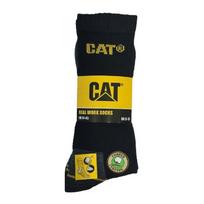 kojines cat - Vyr. kojinės CAT DYP393 juoda 41/45 3pr - 2 nuotrauka