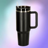 gertuves su siaudeliu - Termopuodelis RoGer KX3032, 1.2 l, juoda sp./sidabro sp. - 3 nuotrauka