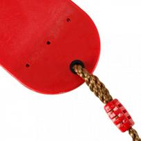 lauko sodo supynes - Vaikiškos sūpynės, plokščios, raudonos (Red) - 6 nuotrauka