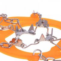 batu spygliai - Batų apkaustai Shoe Chains, oranžinė/pilka, Universalus, 2 vnt. - 3 nuotrauka