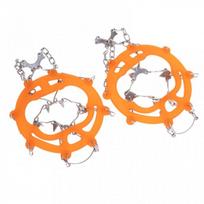 batu spygliai - Batų apkaustai Shoe Chains, oranžinė/pilka, Universalus, 2 vnt. - 5 nuotrauka