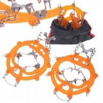 batu spygliai - Batų apkaustai Shoe Chains, oranžinė/pilka, Universalus, 2 vnt. - 8 nuotrauka