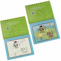 piesimo knyga - Magic Water Animals, žalia - 7 nuotrauka