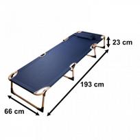 lauko gultas - Sulankstoma turistinė lauko lova Canada KX3909, tamsiai mėlyna (Dark Blue) - 4 nuotrauka