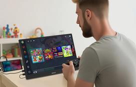 usb c monitorius - ZEUSLAP ZB156 15.6" - 2 nuotrauka