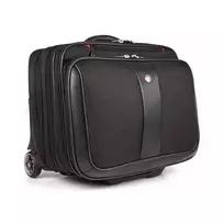 krepsiai nesiojamiems kompiuteriams 17 - Wenger Patriot 2in1 17" Laptop Bag And Rolling Case - 3 nuotrauka