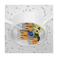 compact - Laidų jungė Wago 221-412, 2 x 0,2-4 mm², 32 A, oranžinė, 100 vnt. - 3 nuotrauka