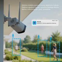 belaides stebejimo kameros - HiLook IKS-2044BH 4MP Wi-Fi 6 Belaidė kamera White (Balta) - 4 nuotrauka