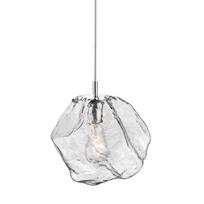 pakabiname sviestuvai sietynai - Zuma Line Rock P0488-01A-F4AC, E27, 1 x 40 W, skaidrus - 3 nuotrauka