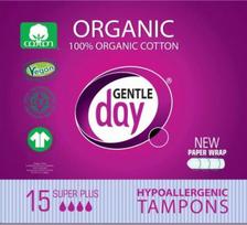 gentle day - GENTLE DAY® ekologiškos medvilnės tamponai SUPER PLIUS, bekvapiai, 15 vnt. - 3 nuotrauka