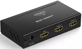 hdmi - UGREEN HDMI Splitter 1.4 4K 30Hz / 40201EU / 6941876229710 Juodas (Black) - 1 nuotrauka