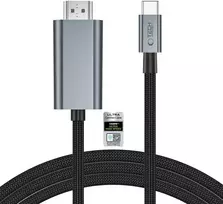 Tech-Protect UltraBoost USB-C to HDMI 2.1 Cable 200 cm 8K 60Hz Pilkas (Gray)
