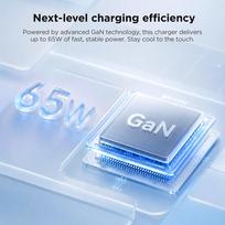 lenovo 65w usb c - Lenovo Mini GaN USB-C 65W (EU) G0A665WBEU Juodas (Black) - 5 nuotrauka