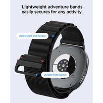 samsung apyrankes - Spigen WBF1 dirželis Samsung Galaxy Watch 8/9/Classic 40/44/46 mm Juodas (Black) - 5 nuotrauka