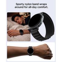 samsung apyrankes - Spigen WBF1 dirželis Samsung Galaxy Watch 8/9/Classic 40/44/46 mm Juodas (Black) - 6 nuotrauka