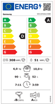 skalbimo masinos 10 kg - Samsung WD10HG6U34BEU4 - 2 nuotrauka