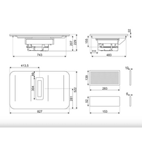 elektrine kaitlente - Smeg HHSL7844MB - 2 nuotrauka