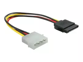 molex sata - Gembird Cable Molex to SATA 0.12m - 2 nuotrauka