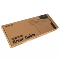 pci riser - Kolink ZURC-036 PCI Express 5.0 x16 to x16 Riser Cable 90 laipsnių Juodas (Black) 30 cm - 2 nuotrauka
