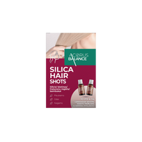 silicis papildai -  ACORUS BALANCE SILICA HAIR SHOTS, 14 buteliukų - 2 nuotrauka